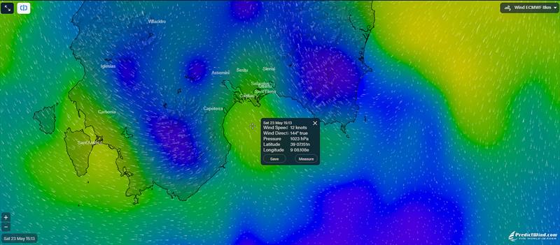PredictWind - Day 2, Louis Vuitton Preliminary Event Sardinia - May 23, 2026 - photo © PredictWind