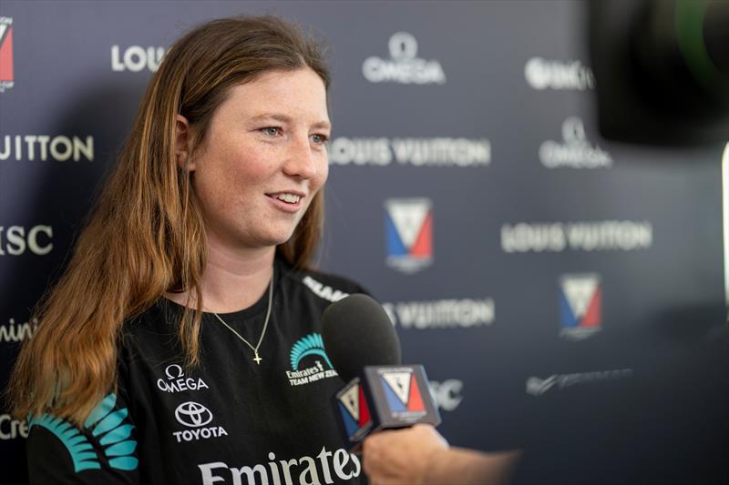 Serena Woodall at the Louis Vuitton 38th America's Cup Preliminary Regatta - Day 2 - photo © Ricardo Pinto