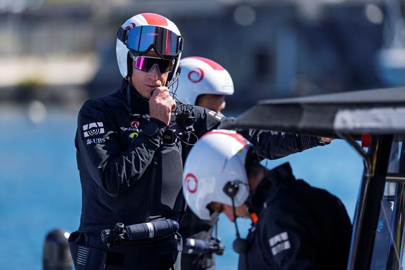 Paul Goodison, GBR, Skipper and Helmsman on Tudor Team Alinghi on Race Day 2 - Louis Vuitton 38th America's Cup - photo © Samo Vidic