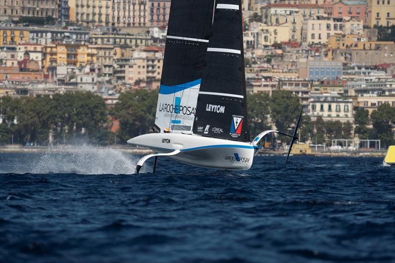 AC40 La Roche-Posay Racing Team photo copyright Nicolas Touzé / La Roche-Posay Racing Team taken at  and featuring the AC40 class