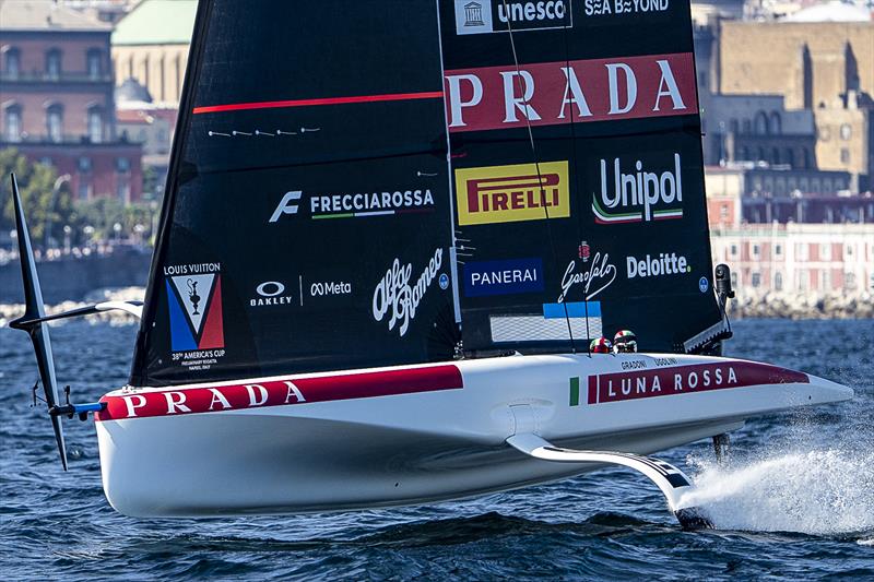 Luna Rossa - America's Cup Preliminary Regatta - September 27, 2026 photo copyright Ian Roman / America's Cup taken at  and featuring the AC40 class