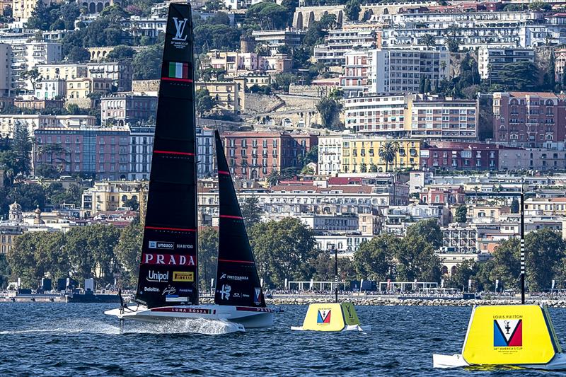 Event close - America's Cup Preliminary Regatta - September 27, 2026 photo copyright Ian Roman / America's Cup taken at  and featuring the AC40 class