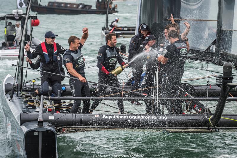 Louis Vuitton America's Cup World Series Portsmouth day 2 photo copyright Ricardo Pinto taken at  and featuring the AC45 class