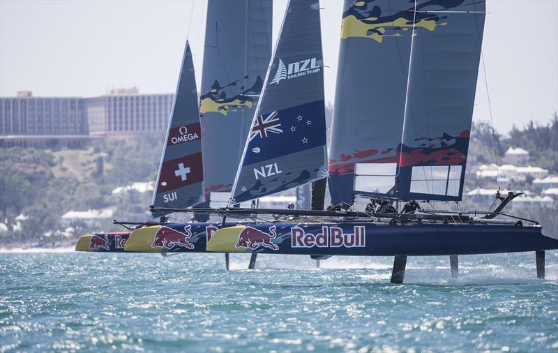 Training ahead of the Red Bull Youth America's Cup photo copyright RBYAC taken at  and featuring the AC45 class