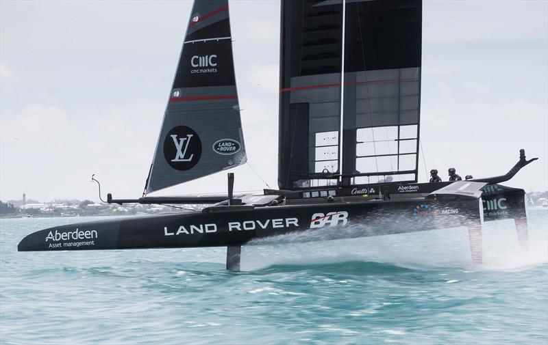 Land Rover BAR on the second day of the Louis Vuitton America's Cup Challenger Playoffs - photo © Lloyd Images