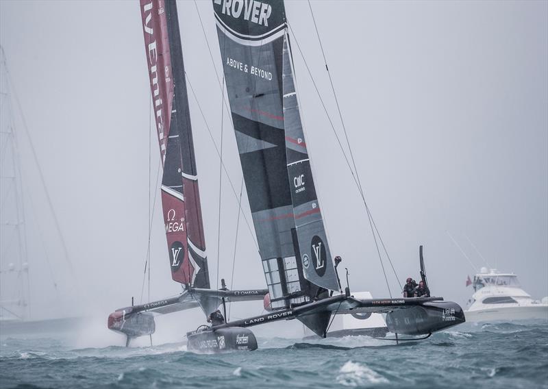 Land Rover BAR on the second day of the Louis Vuitton America's Cup Challenger Playoffs - photo © Lloyd Images