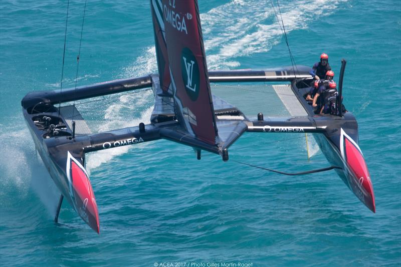 Emirates Team New Zealand on match point after day 4 of the 35th America's Cup Match - photo © ACEA 2017 / Gilles Martin-Raget