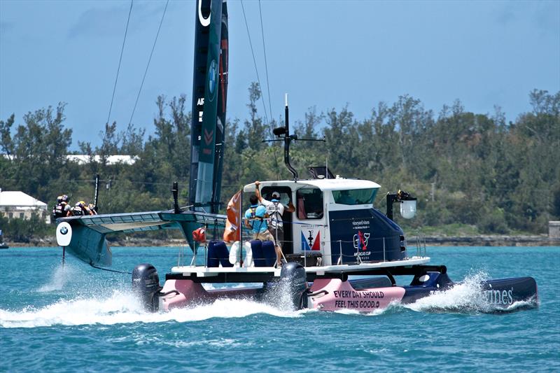 36AC TV broadcast will be free to air in New Zealand and hopefully for international viewers, however the cost will be part of the Event Fee photo copyright Richard Gladwell taken at Royal Bermuda Yacht Club and featuring the AC50 class