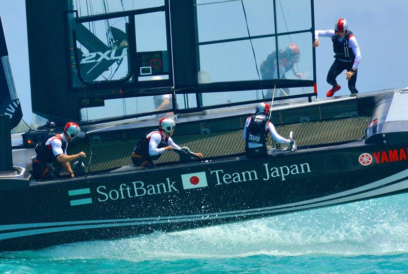 Softbank Team Japan - 2017 America's Cup Bermuda photo copyright Scott Stallard taken at  and featuring the AC50 class