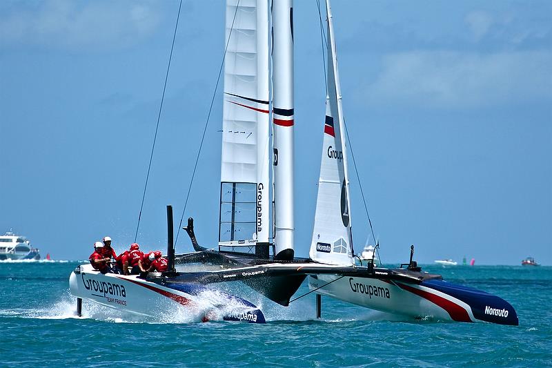 Groupama Team France - Race 1 - Qualifiers - Day 1, 35th America's Cup, Bermuda, May 27, 2017 - photo © Richard Gladwell
