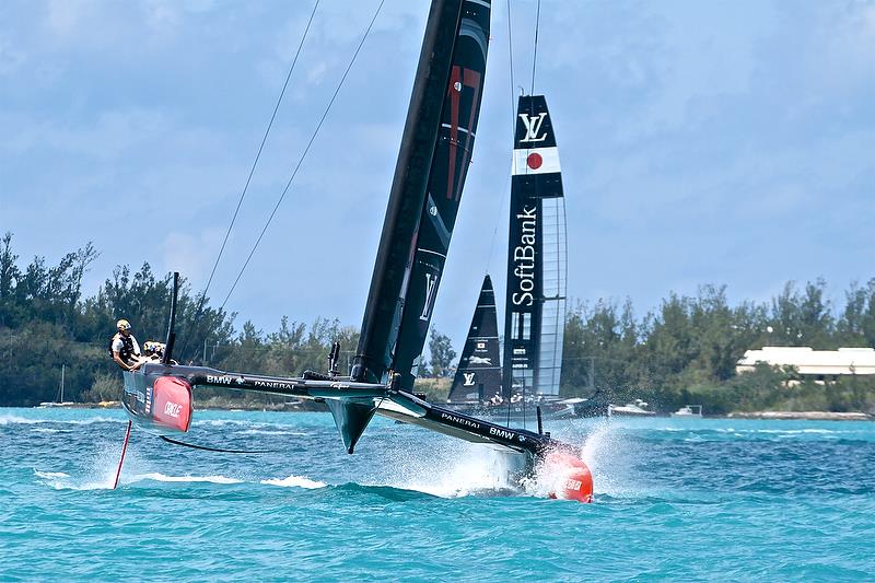Oracle Team USA in practice - America's Cup Qualifier - Day 2, May 28, 2017 photo copyright Richard Gladwell taken at  and featuring the AC50 class