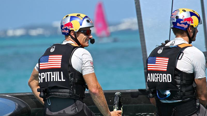 Jimmy Spithill reflects after the race 10 loss to Artemis Racing - America's Cup Qualifier - Day 2, May 28, 2017 photo copyright Richard Gladwell taken at  and featuring the AC50 class