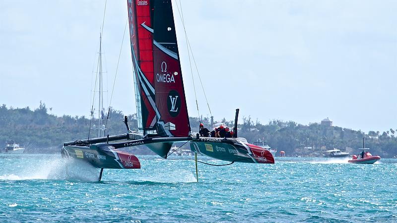 Emirates Team NZ - Race 11 - America's Cup Qualifier - Day 2, May 28, 2017 photo copyright Richard Gladwell taken at  and featuring the AC50 class