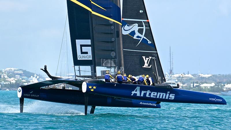 Artemis Racing - Round Robin 1, Day 3 - 35th America's Cup - Bermuda May 28, 2017 photo copyright Richard Gladwell taken at  and featuring the AC50 class