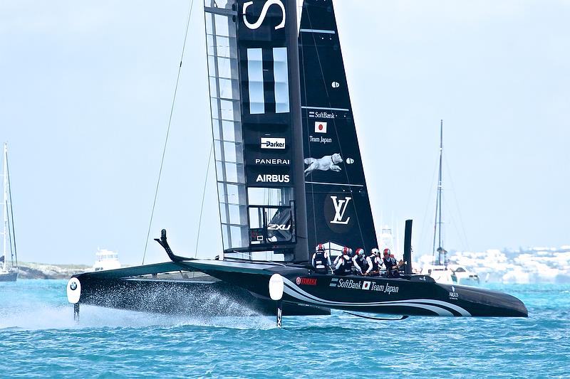 Softbank Team Japan - Race 15 , Leg 1, Round Robin 1 - America's Cup Qualifier - Day 3, May 29, 2017 photo copyright Richard Gladwell taken at  and featuring the AC50 class