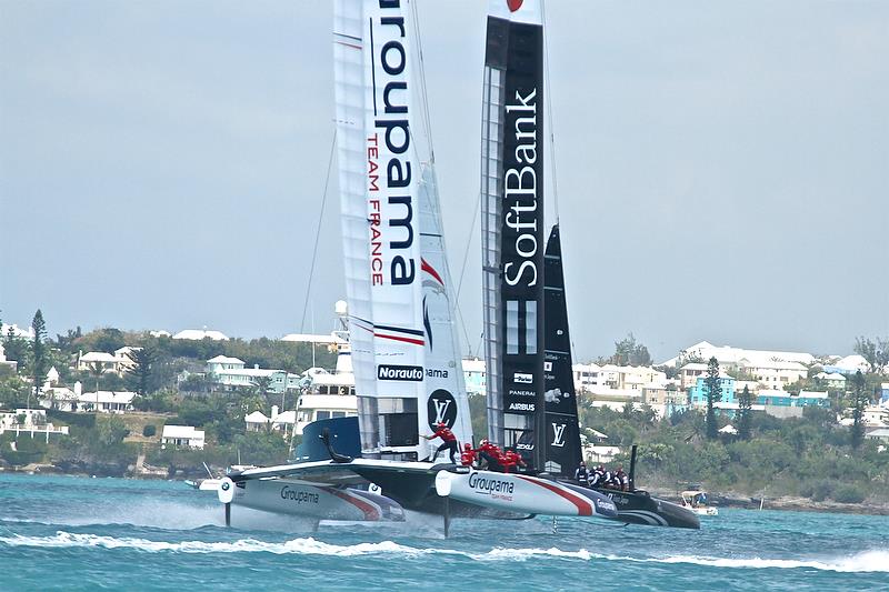 Groupama Team Japan - Leg 1 , Race 15, Round Robin 1 - America's Cup Qualifier - Day 3, May 29, 2017 photo copyright Richard Gladwell taken at  and featuring the AC50 class