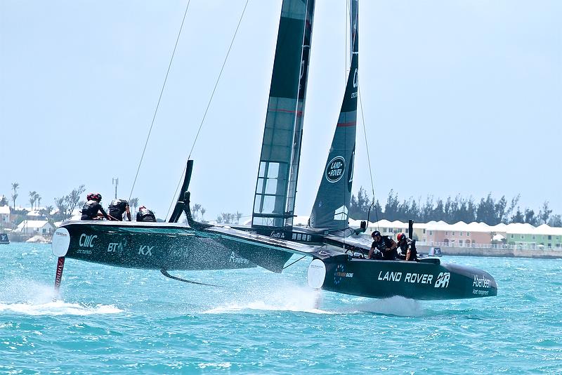 Land Rover BAR - America's Cup Qualifier - Day 3, May 29, 2017 photo copyright Richard Gladwell taken at  and featuring the AC50 class