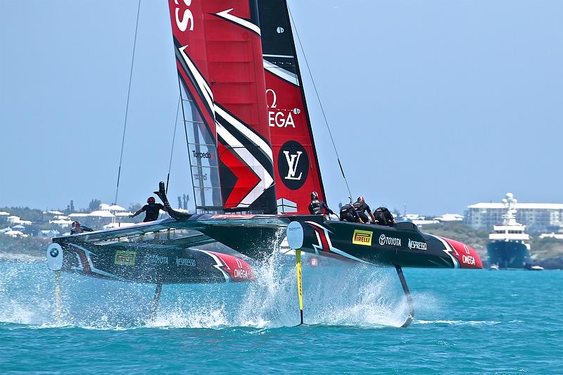 Emirates Ream New Zealand, Leg 4, Race 1, Round Robin2, America's Cup Qualifier - Day 4, May 30, 2017 - photo © Richard Gladwell