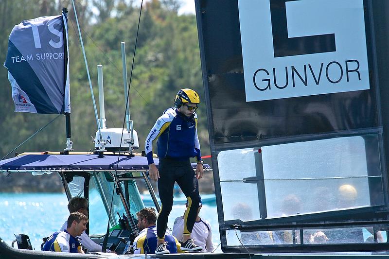 Post race - Race 3 - Artemis Racing - Round Robin2, America's Cup Qualifier - Day 4, May 30, 2017 - photo © Richard Gladwell