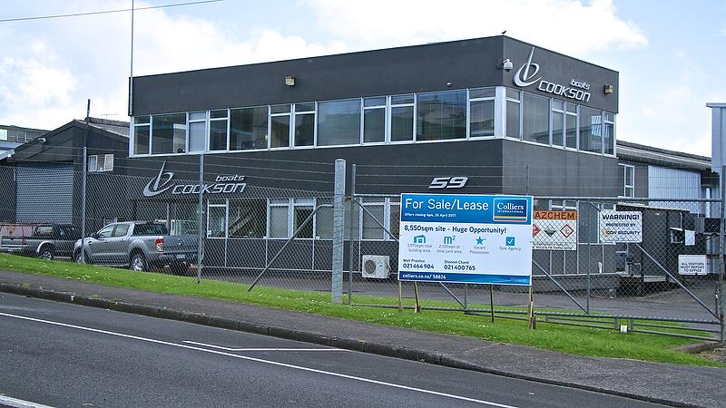 Cookson Boats yard in Glenfield has closed its doors having been the preminient custom racing yachts boatbuilder in New Zealand for several decades - photo © Richard Gladwell