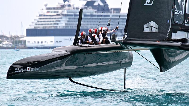 Softbank Team Japan, Race 6 - Round Robin2, America's Cup Qualifier - Day 6, June 1, 2017 (ADT) photo copyright Richard Gladwell taken at  and featuring the AC50 class