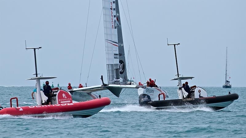 Groupama Team France - Race 7, Mark 1 - Round Robin2, America's Cup Qualifier - Day 6, June 1, 2017 (ADT) photo copyright Richard Gladwell taken at  and featuring the AC50 class