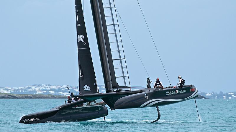 Softbank Team Japan - Race 4 Round Robin 2, Day 6 - 35th America's Cup - Bermuda June 1, 2017 photo copyright Richard Gladwell taken at  and featuring the AC50 class