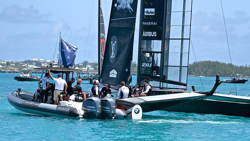 Softbank Team Japan - Round Robin2, America's Cup Qualifier - Day 5, May 31, 2017 (ADT) photo copyright Richard Gladwell taken at  and featuring the AC50 class