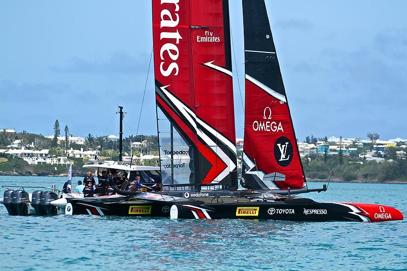 Emirates Team New Zealand - Round Robin 2, Day 5 - 35th America's Cup - Bermuda May 31, 2017 photo copyright Richard Gladwell taken at  and featuring the AC50 class