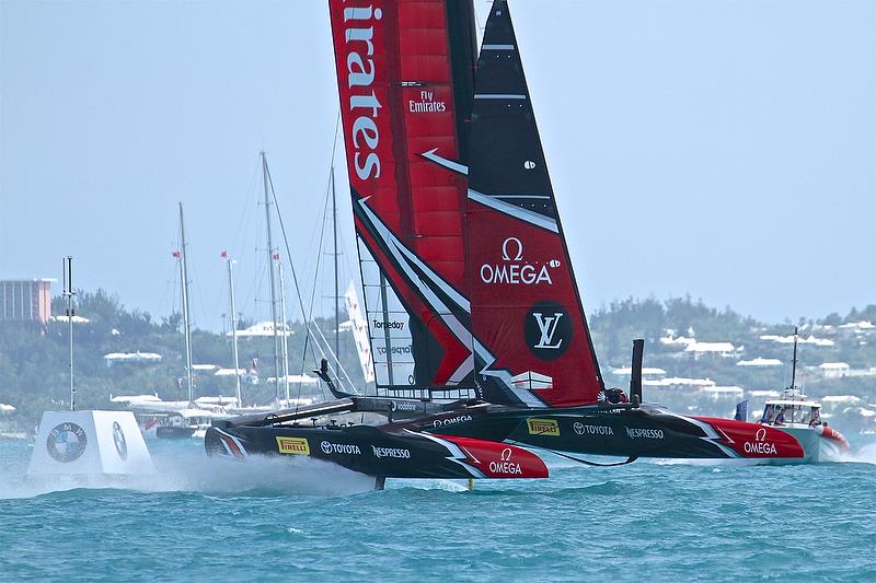 Emirates Team New Zealand - Leg 7 - Race 10 - Round Robin 2, America's Cup Qualifier - Day 7, June 2, 2017 (ADT) photo copyright Richard Gladwell taken at  and featuring the AC50 class