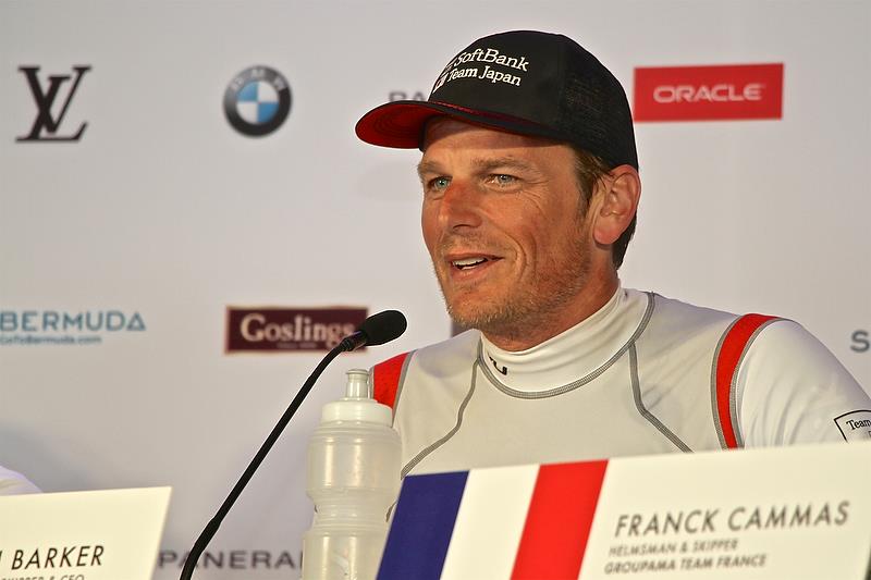 Softbank Team Japan's skipper Dean Barker - Round Robin 2, Day 7 - 35th America's Cup - Bermuda June 2, 2017 photo copyright Richard Gladwell taken at  and featuring the AC50 class