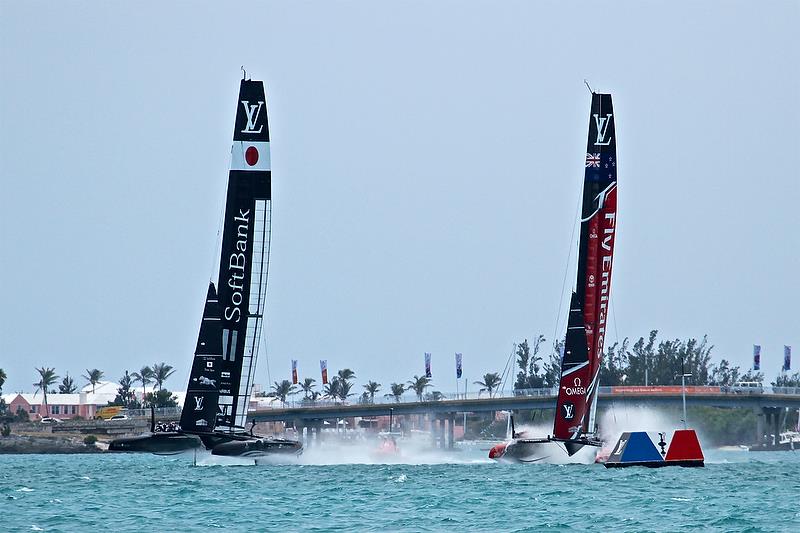 Emirates Team New Zealand - Round Robin 2, Day 7 - 35th America's Cup - Bermuda June 2, 2017 photo copyright Richard Gladwell taken at  and featuring the AC50 class