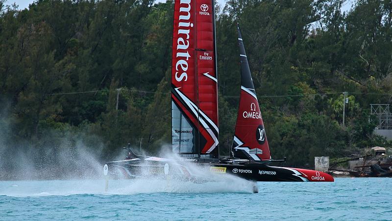 Emirates Team NZ - Race 8 - Round Robin2, America's Cup Qualifier - Day 7, June 2, 2017 (ADT) photo copyright Richard Gladwell taken at  and featuring the AC50 class