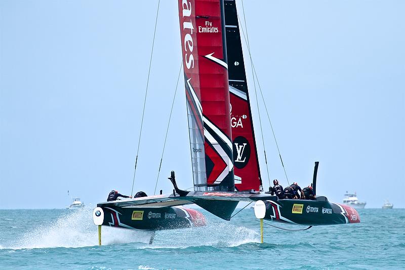 Emirates Team New Zealand - Round Robin2, America's Cup Qualifier - Day 7, June 2, 2017 (ADT) photo copyright Richard Gladwell taken at  and featuring the AC50 class
