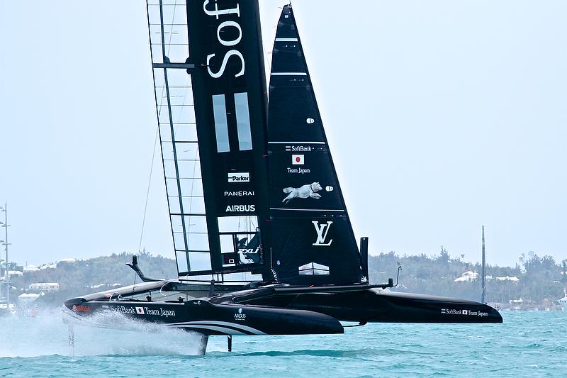 Softbank Team Japan - Race 8 - Round Robin2, America's Cup Qualifier - Day 7, June 2, 2017 (ADT) photo copyright Richard Gladwell taken at  and featuring the AC50 class