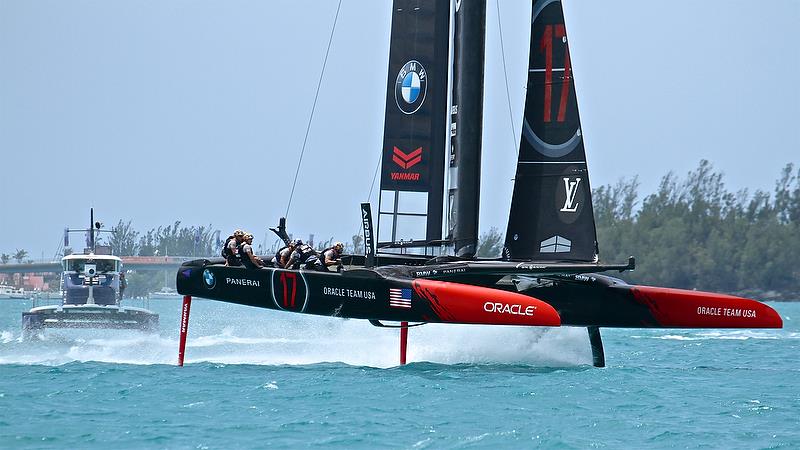 Oracle Team USA - Race 9 - Round Robin2, America's Cup Qualifier - Day 7, June 2, 2017 (ADT) photo copyright Richard Gladwell taken at  and featuring the AC50 class