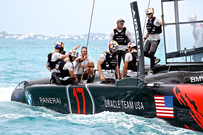 Oracle Team USA - Round Robin 2, Day 7 - 35th America's Cup - Bermuda June 2, 2017 photo copyright Richard Gladwell taken at  and featuring the AC50 class