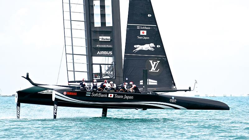 Softbank Team Japan - Leg 2 - Race 13 - Round Robin 2, America's Cup Qualifier - Day 8, June 3, 2017 (ADT) photo copyright Richard Gladwell taken at  and featuring the AC50 class
