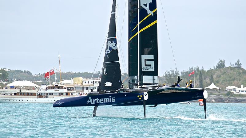 Artemis Racing - Race 14 - Round Robin2, America's Cup Qualifier - Day 8, June 3, 2017 (ADT) photo copyright Richard Gladwell taken at  and featuring the AC50 class