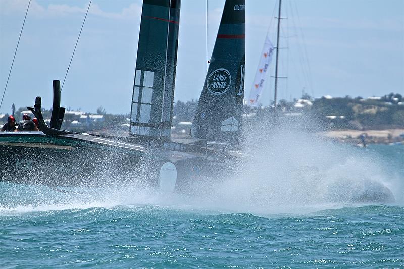 Land Rover BAR - Semi-Finals, Day 10 - 35th America's Cup - Bermuda June 5, 2017 photo copyright Richard Gladwell taken at  and featuring the AC50 class