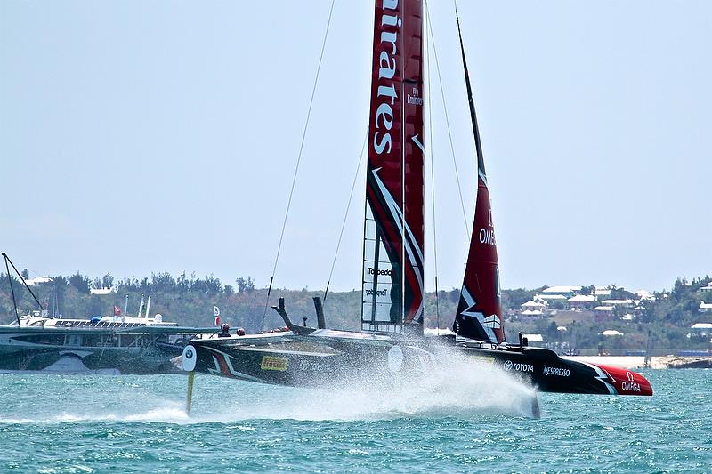 Emirates Team New Zealand - Semi-Final, Day 10 - 35th America's Cup - Bermuda June 5, 2017 photo copyright Richard Gladwell taken at  and featuring the AC50 class