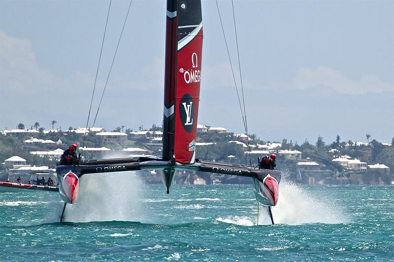 Emirates Team New Zealand - Semi-Finals, America's Cup Playoffs- Day 10, June 5, 2017 (ADT) photo copyright Richard Gladwell taken at  and featuring the AC50 class