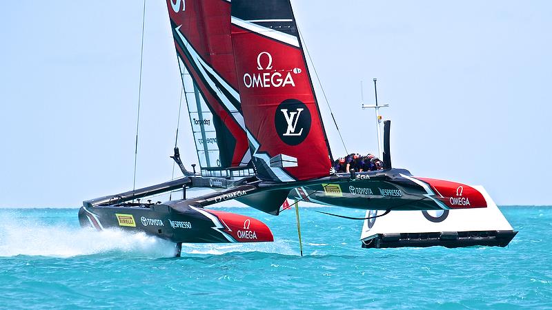 Emirates Team New Zealand Leg 3 - Race 1 -Semi-Finals, America's Cup Playoffs- Day 10, June 5, 2017 (ADT) photo copyright Richard Gladwell taken at  and featuring the AC50 class