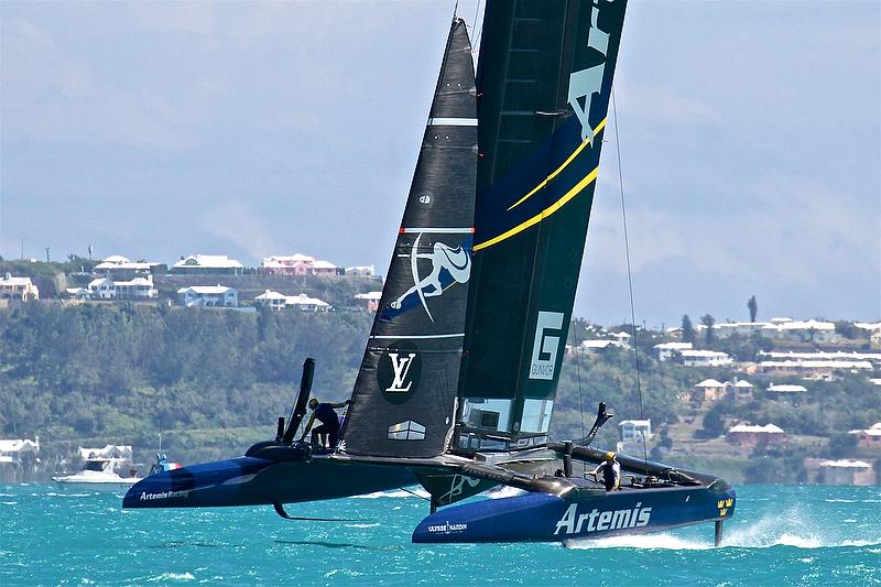 Artemis Racing - Semi-Finals, Day 10 - 35th America's Cup - Bermuda June 5, 2017 photo copyright Richard Gladwell taken at  and featuring the AC50 class