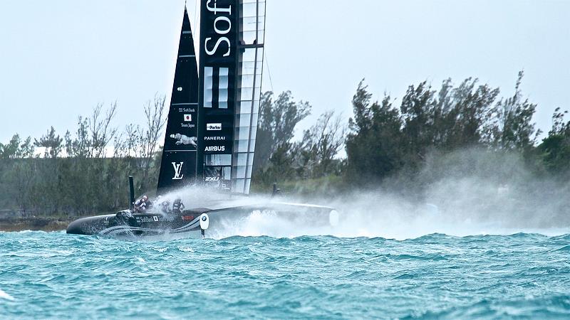 Softbank Team Japan - Leg 3 - Race 3 - Semi-Final, Day 11 - 35th America's Cup - Bermuda June 56, 2017 - photo © Richard Gladwell