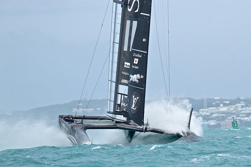 Softbank Team Japan - start of Leg 5 - Race 3 - Semi-Final, Day 11 - 35th America's Cup - Bermuda June 6, 2017 - photo © Richard Gladwell