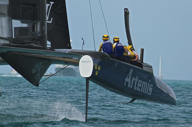 Artemis Racing - Race 6 - Semi-Finals, America's Cup Playoffs- Day 12, June 8, 2017 (ADT) photo copyright Richard Gladwell taken at  and featuring the AC50 class