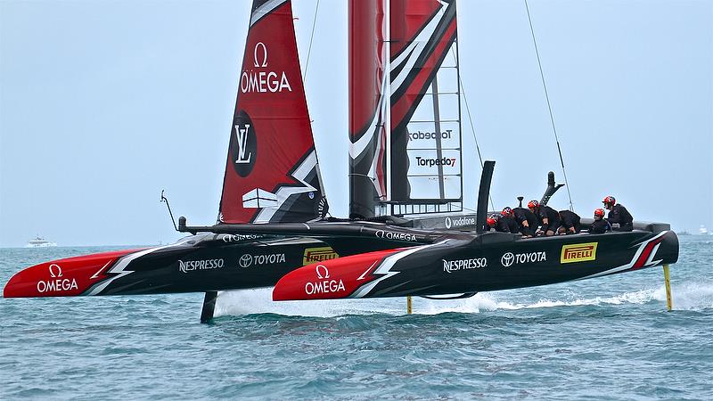 Emirates Team New Zealand - - Race 6 - Semi-Finals, America's Cup Playoffs- Day 12, June 8, 2017 (ADT) photo copyright Richard Gladwell taken at  and featuring the AC50 class
