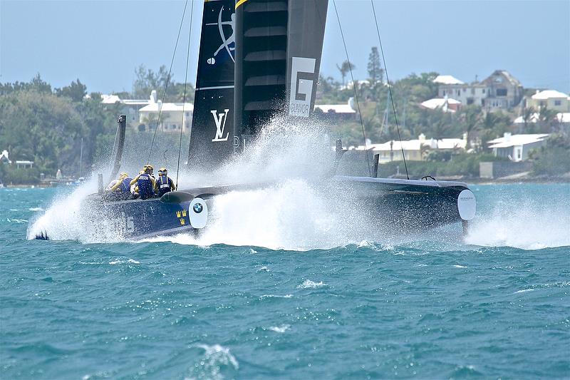 Artemis Racing - Leg 4 - Semi-Finals, America's Cup Playoffs- Day 13, June 9, 2017 (ADT) photo copyright Richard Gladwell taken at  and featuring the AC50 class