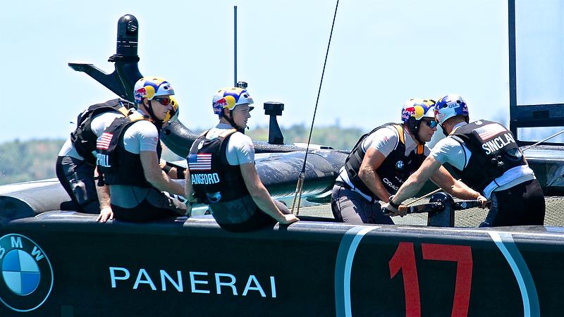 The F-50 will be sailed with a crew of five with some grinding required and the main systems will be electrically and hydraulically driven photo copyright Richard Gladwell taken at  and featuring the AC50 class